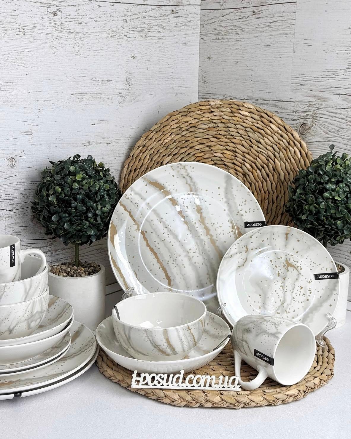 Набір посуду 18 пр Ardesto Sparkle AR0018S