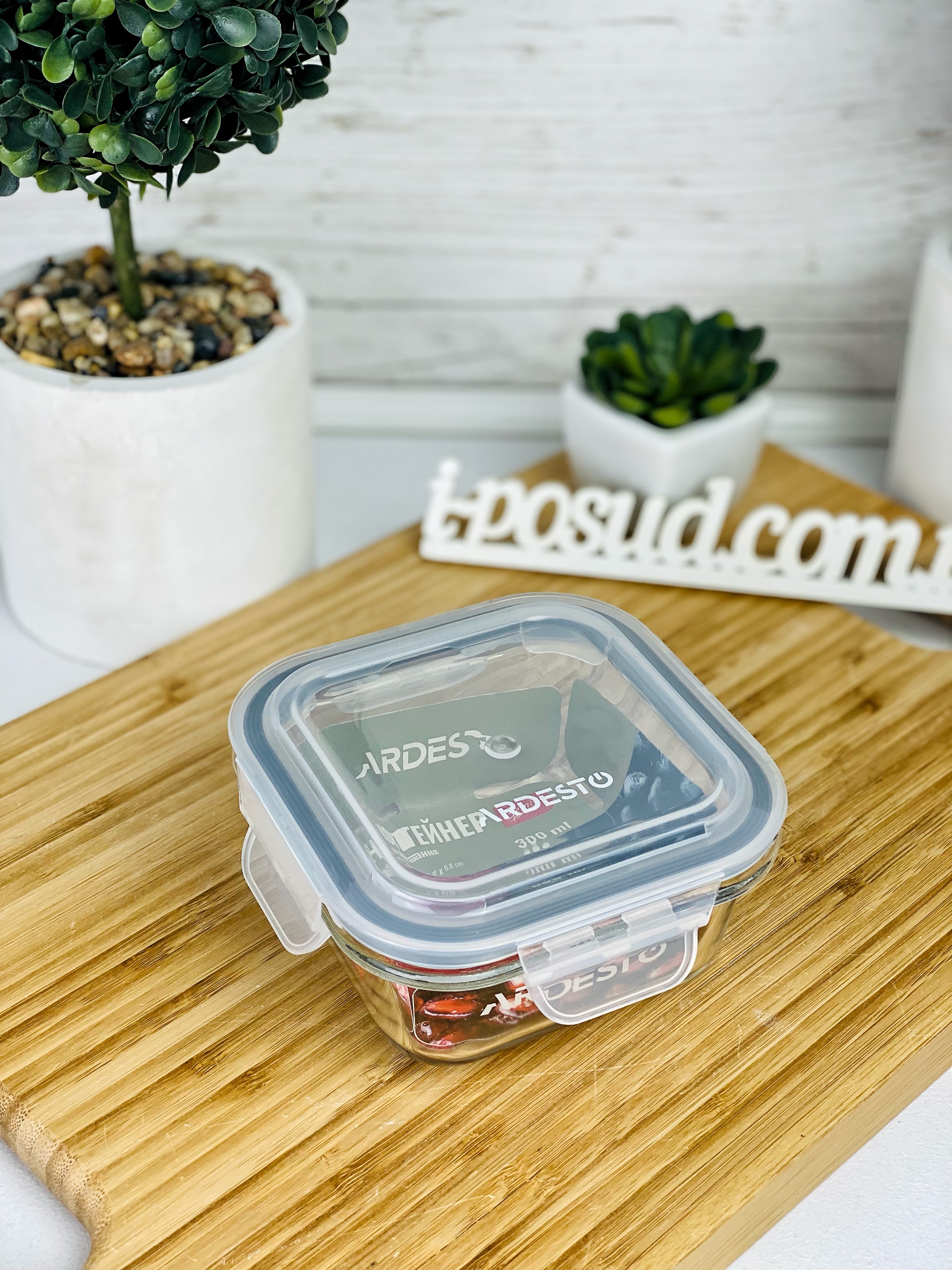 Заказать Контейнер для зберігання Ardesto Gemini 300 мл AR1230BSQ в интернет магазине luminarc.in.ua по выгодной цене недорого, оптом и розница.