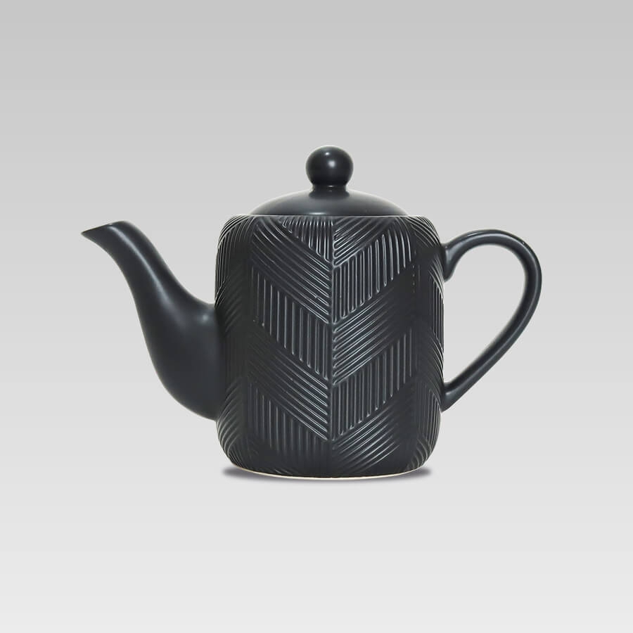 Замовити Чайник-заварник керамический 800 мл Geometry Black Maestro MR-20003-08 в інтернет магазині luminarc.in.ua за вигідною ціною дешево, оптом і роздріб.