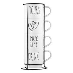 Набор чашек на подставке 4 шт. Ardesto AR3095S