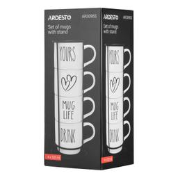 Набор чашек на подставке 4 шт. Ardesto AR3095S