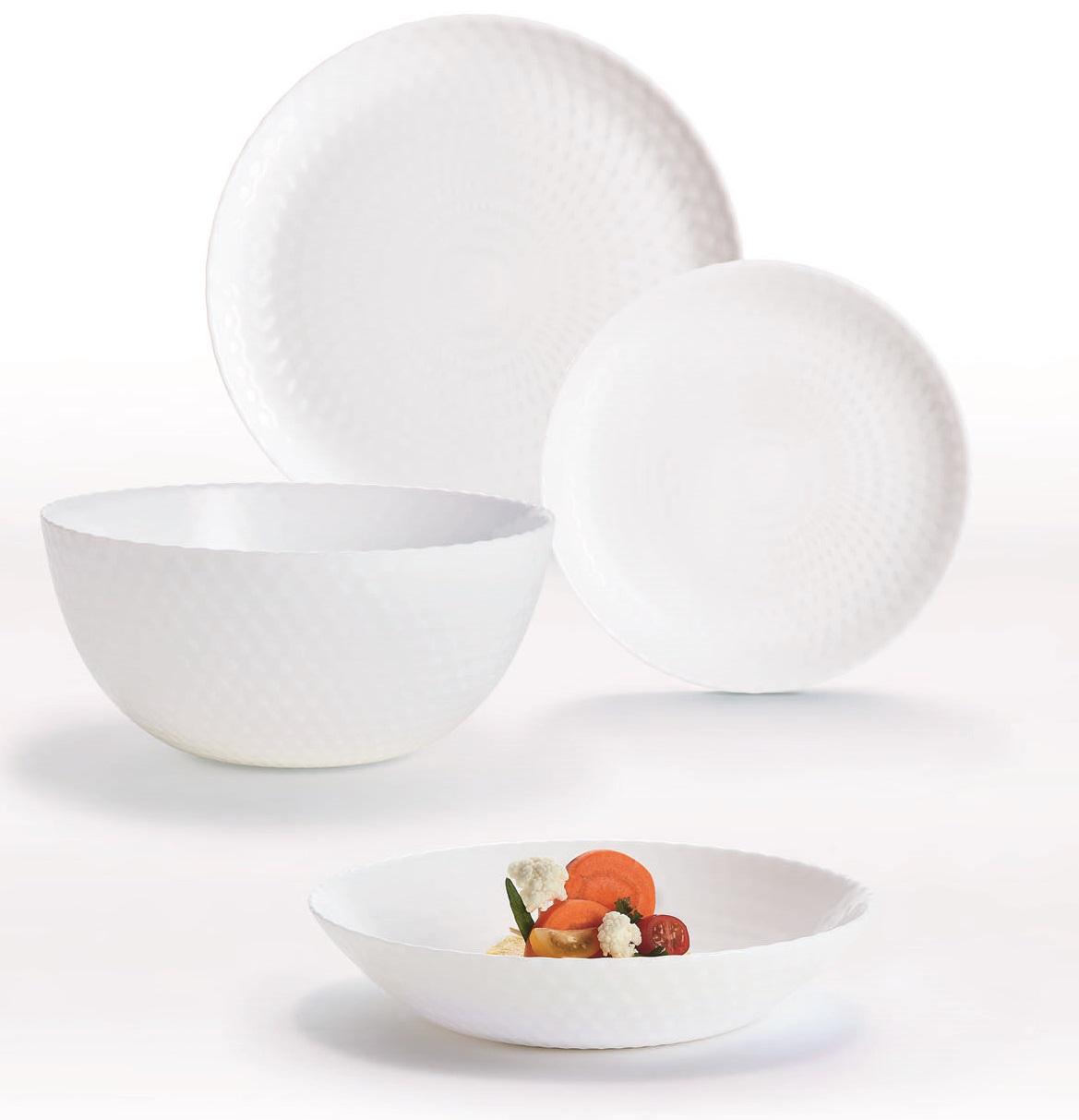 Сервіз Luminarc Pampille White, 19 предметів Q6158