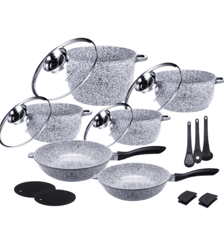 Набор кухонной посуды 17 пр. Edenberg EB-8183