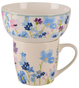 Набір для сніданку Limited Edition Flowers Blue, 2 предмети B497,B80-SU2742A