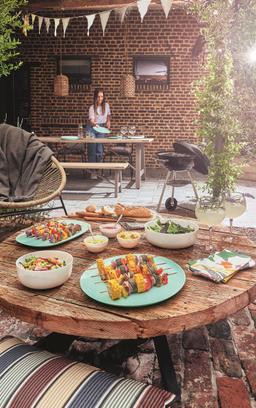 Блюдо Diwali Light Turquoise Q8510