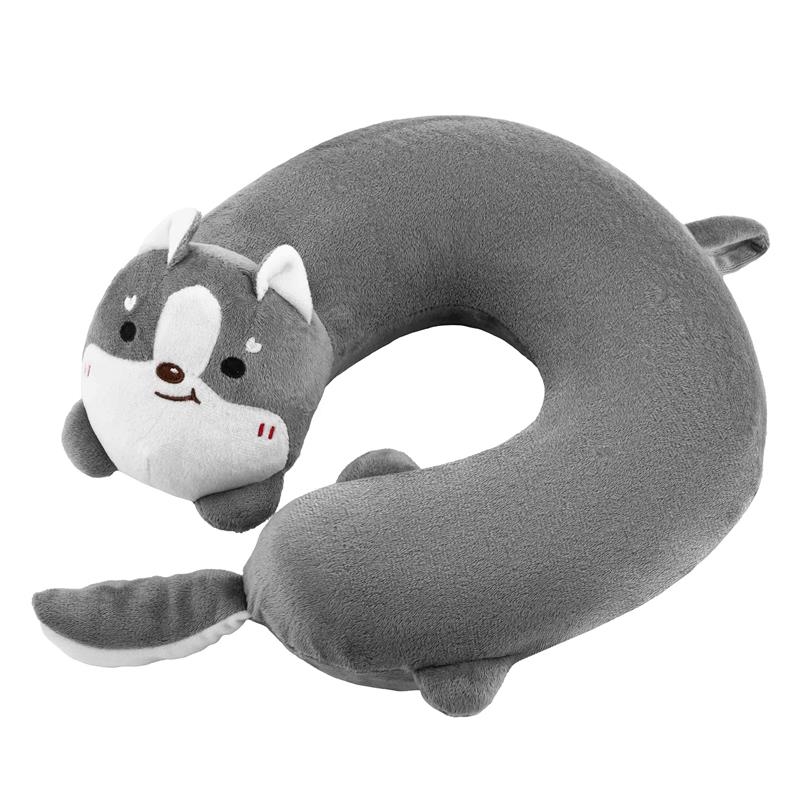 Замовити Подушка для шеи Ardesto Travel Grey Cat 28х28см, полиуретановая пена, полиэфирное полипропиленовое волокно, серый ART3034NEP в інтернет магазині luminarc.in.ua за вигідною ціною дешево, оптом і роздріб.