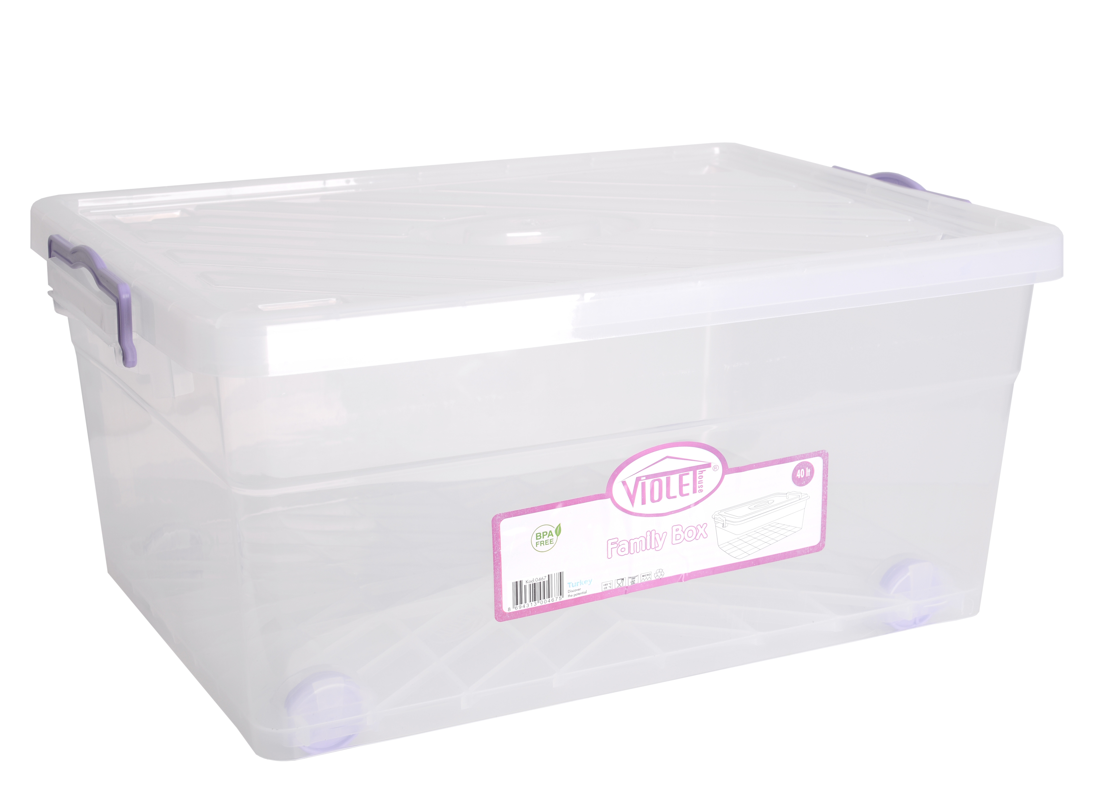 Замовити Контейнер Violet House Family Box в інтернет магазині luminarc.in.ua за вигідною ціною дешево, оптом і роздріб.