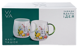 Набір чашок Viva Easter Rabbit В, 2х420 мл BCR7590R