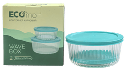 Набір контейнерів ECOmo Wave Box 520 мл, 1000 мл YL-ZER 2S