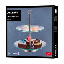 Блюдо 2-х ярусне 25х25х27 см Ardesto Gemini AR0948
