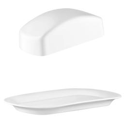 Маслянка Ardesto порцеляна 20.3х12.7х6.4 см біла AR3751